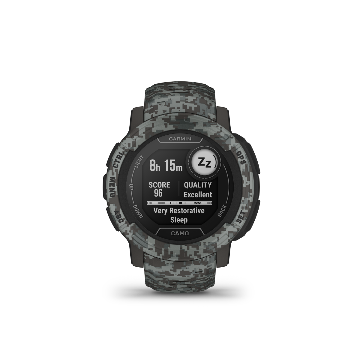 Garmin Instinct 2 Camo Edition, Graphite Camo (010-02626-13) by Garmin