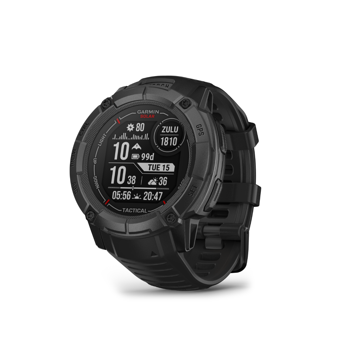 Garmin Instinct 2X Solar Tactical Edition, Black, Rugged GPS