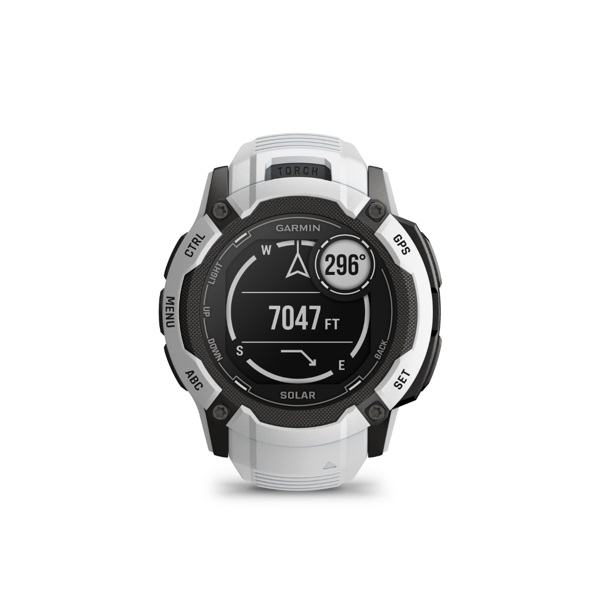Garmin Instinct 2X Solar smartwatch, Whitestone rugged GPS design