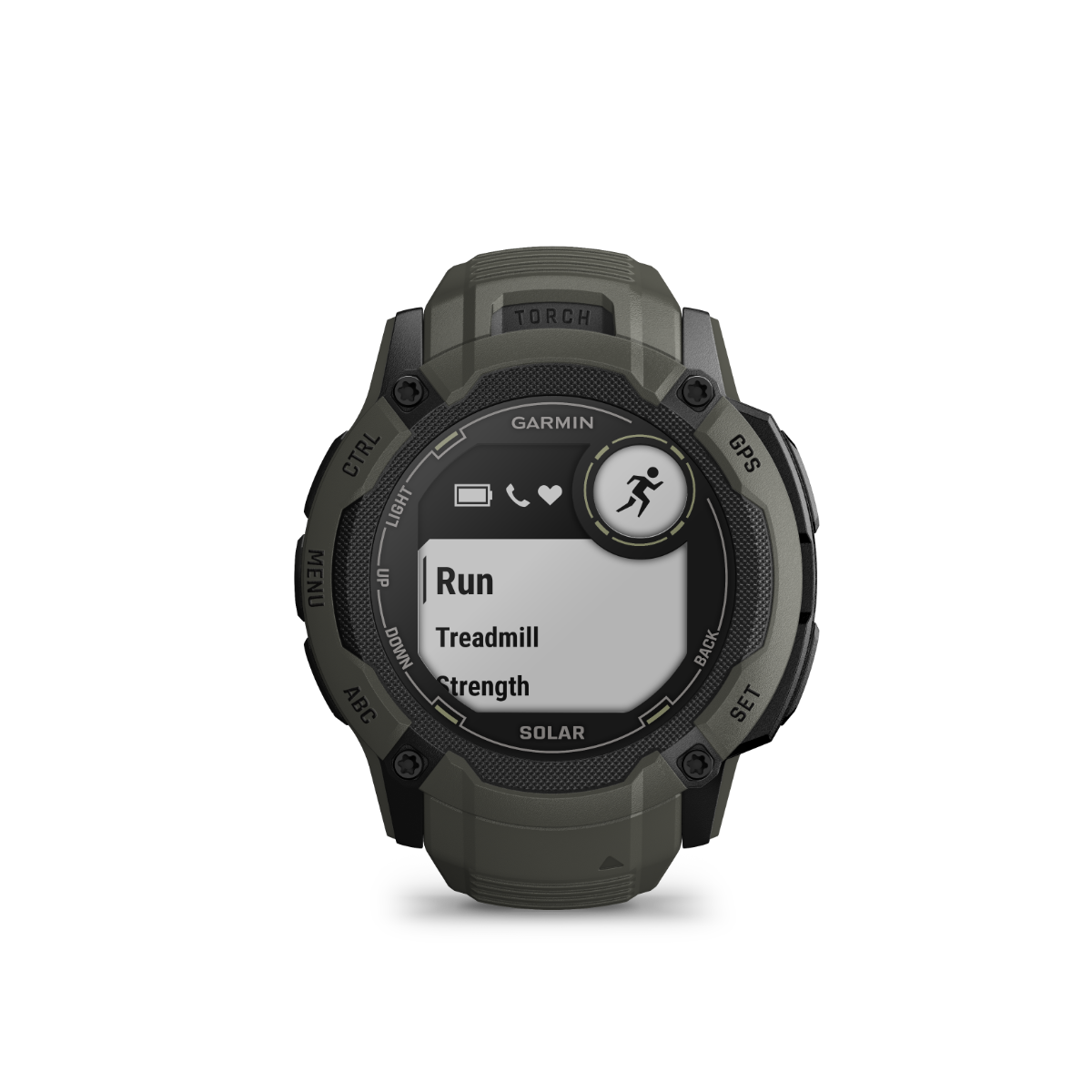 Garmin Instinct 2X Solar Moss rugged GPS smartwatch