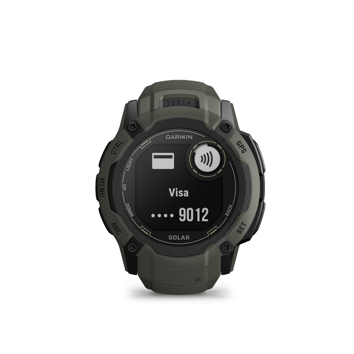 Garmin Instinct 2X Solar Moss rugged GPS smartwatch
