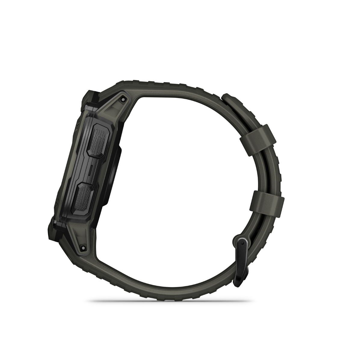 Garmin Instinct 2X Solar Moss rugged GPS smartwatch with built-in flashlight