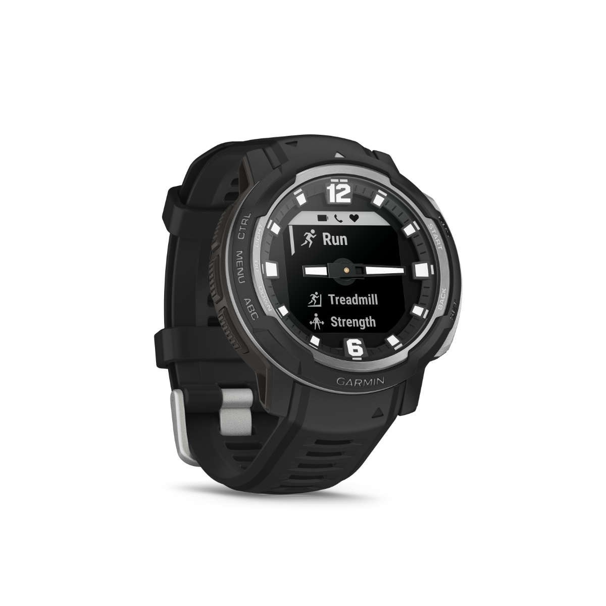 Garmin Instinct Crossover Smartwatch, Black, rugged GPS watch