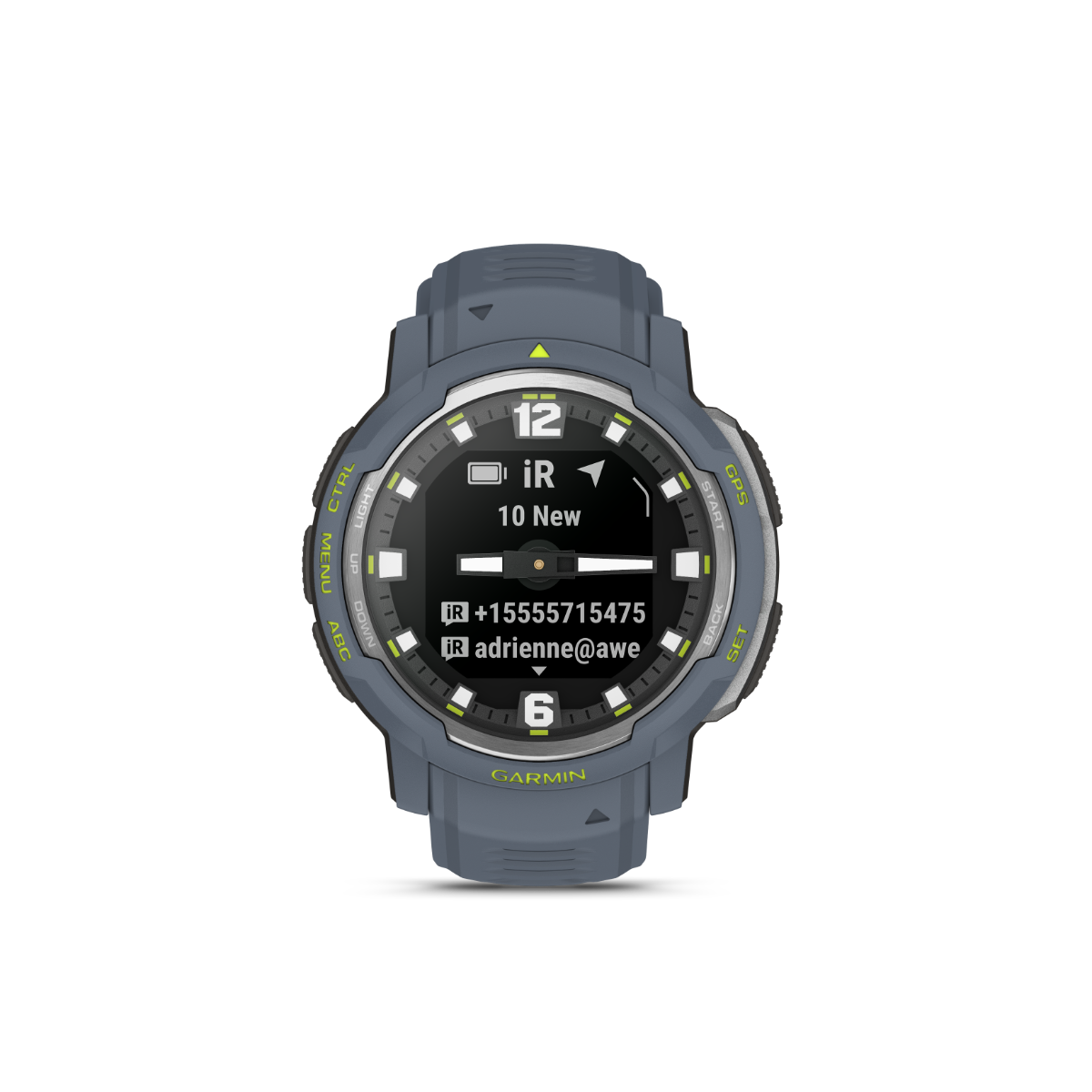 Garmin Instinct Crossover Standard Edition, Blue Granite (010-02730-14) by Garmin