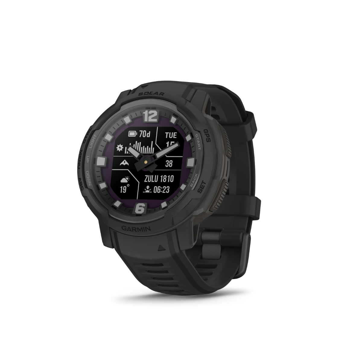 Garmin Instinct Crossover Solar, Tactical Edition Black (010-02730