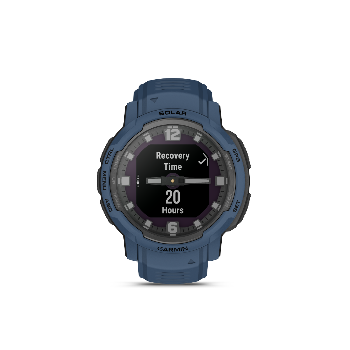 Garmin Instinct Crossover Solar watch in tidal blue