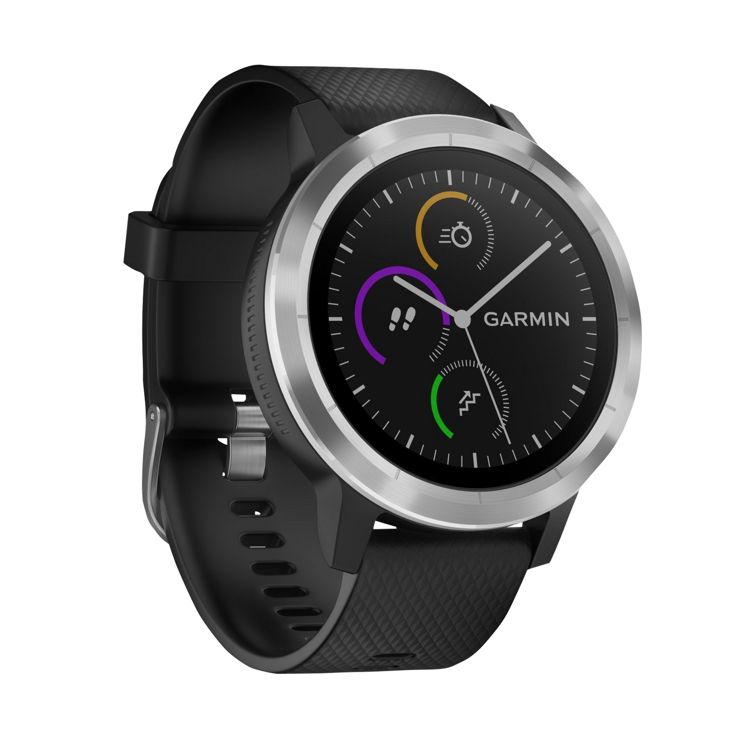 Garmin Vivoactive 3, Black/Stainless, GPS Smartwatch (Garmin Certified Refurbished) by Garmin