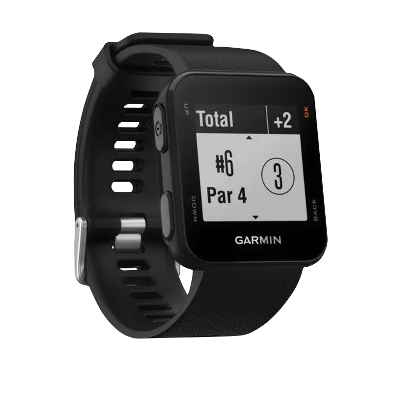 Garmin Approach S10 Black GPS golf watch, certified refurbished by Garmin