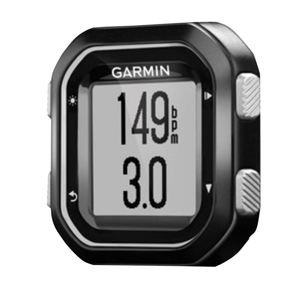 Garmin Edge 25 bicycle computer in black with side buttons