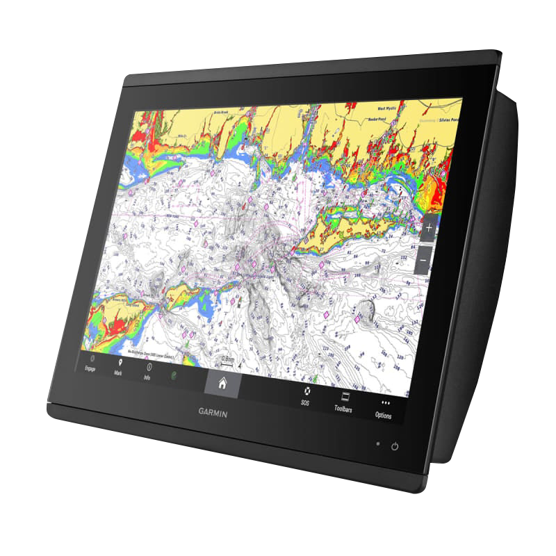 Garmin GPSMAP 8617 marine chartplotter with mapping, black bezel