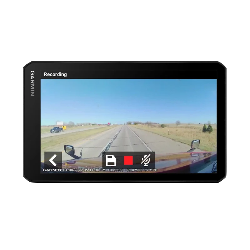 Garmin dezlCam OTR710 7-inch GPS truck navigator with built-in dash cam