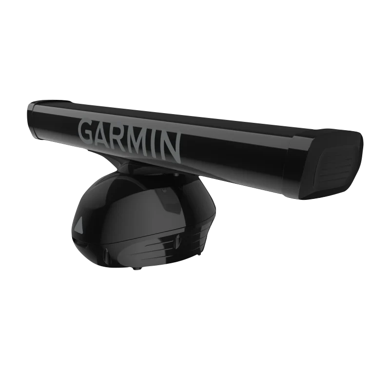 Garmin GMR Fantom 54 Open Array radar on black pedestal