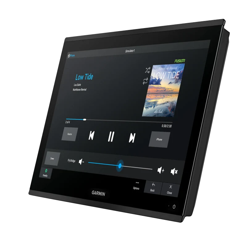 Garmin GPSMAP 9022 Premium Chartplotter with Worldwide Basemap, black touchscreen marine display