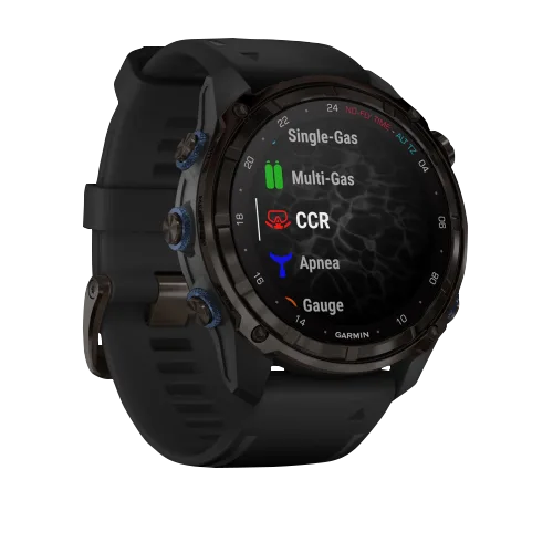 Garmin Descent Mk3i, 51 mm Carbon Gray DLC Titanium with Black Silicone Band (010-02752-10) by Garmin