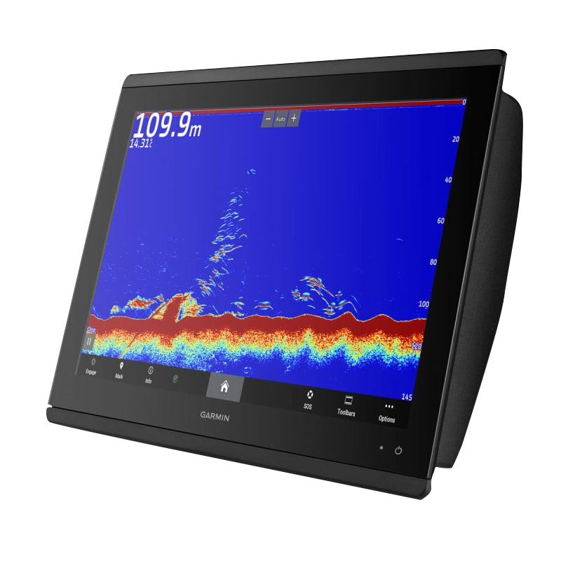 Garmin GPSMAP 8417 MFD marine chartplotter with worldwide basemap, black bezel