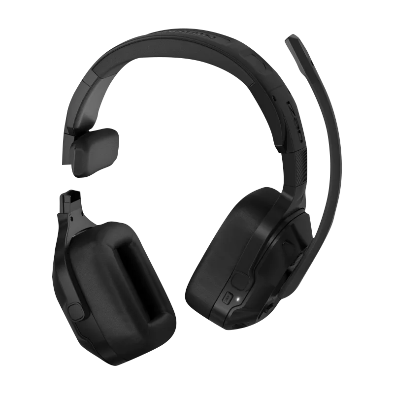 Garmin Dezl Headset 210 black over-ear 2-in-1 trucking headset with adjustable microphone boom