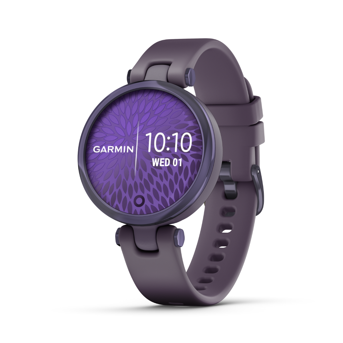 Garmin Lily Sport Edition, Midnight Orchid Bezel with Deep Orchid Case and Silicone Band (010-02384-02) by Garmin
