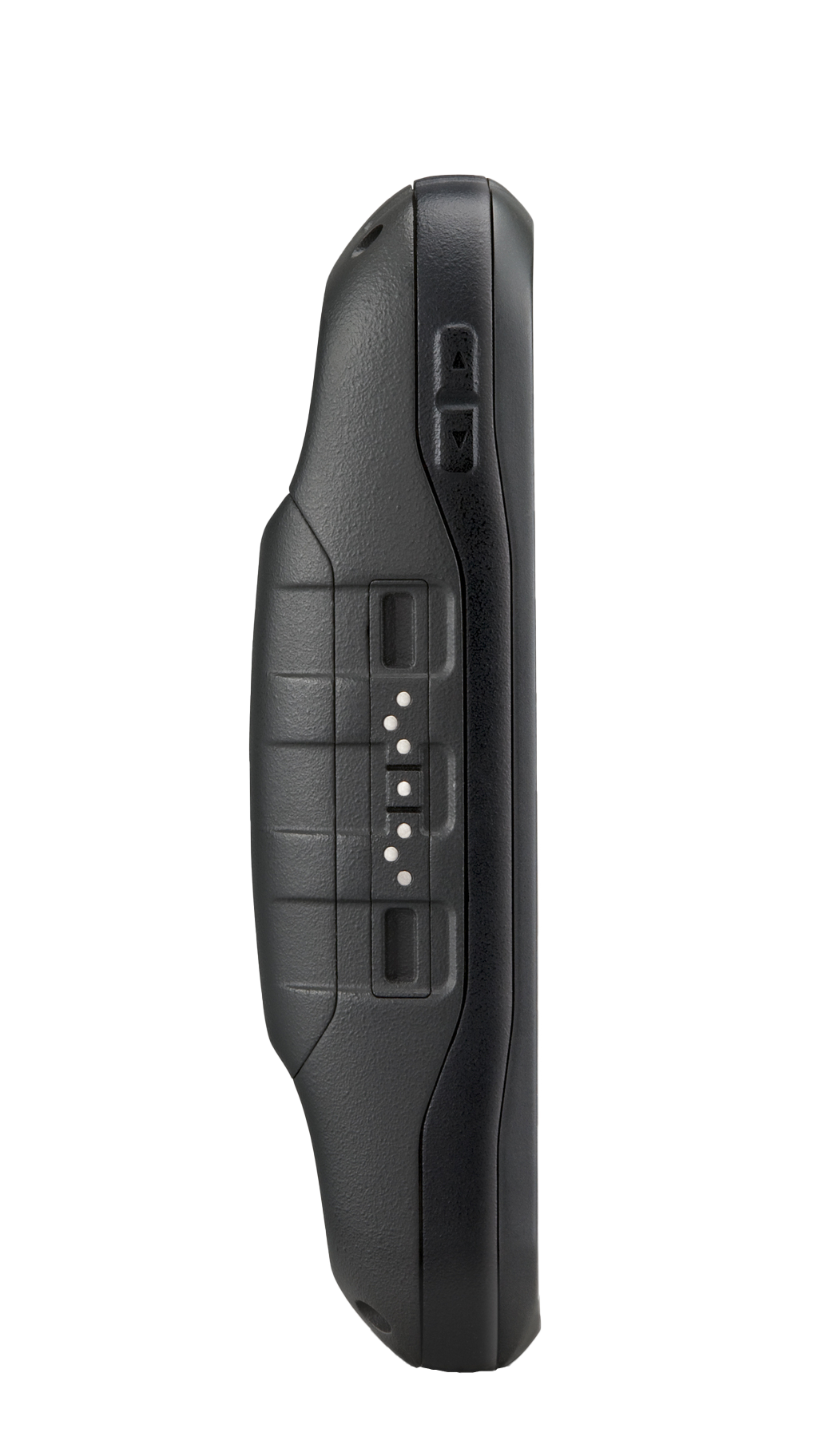 Garmin Monterra handheld GPS in black with rugged grip and side buttons