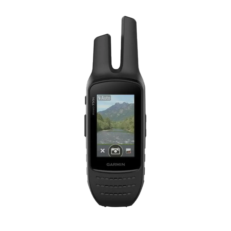 Garmin Rino 755t black 2-Way Radio GPS Navigator with touchscreen and built-in camera