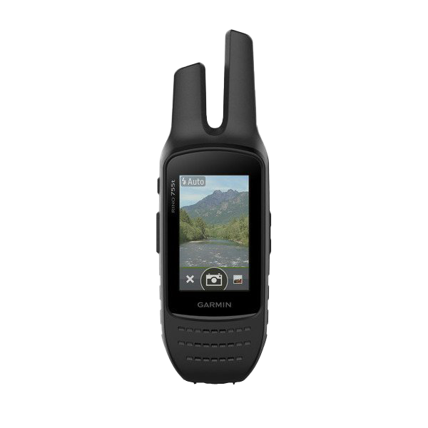 Garmin Rino 755t GPS and 2-way radio handheld device, black with dual antennas