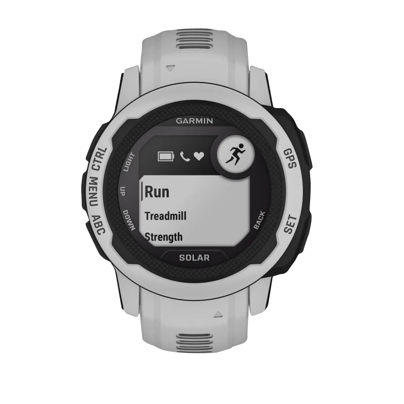Garmin Instinct 2S Solar smartwatch, Mist Gray, certified refurbished