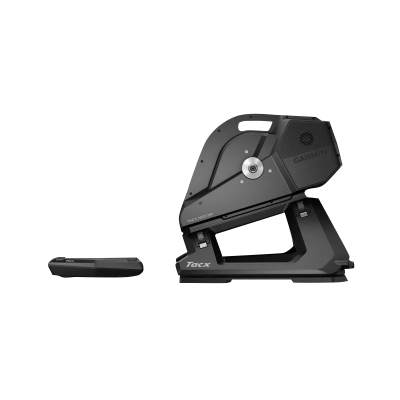 Garmin Tacx NEO 3M Direct-Drive Smart Trainer, black, with Shimano/SRAM 11-speed cassette (010-02808-60).