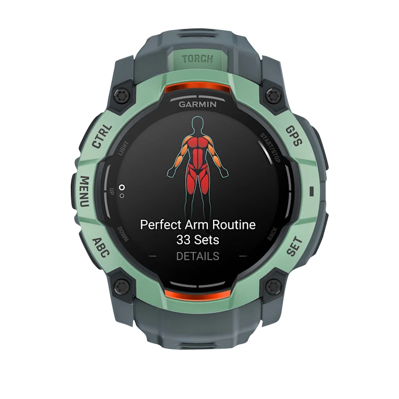 Garmin Instinct 3 AMOLED, (50mm) Neo Tropic with Twilight Band (010-03020-01) by Garmin