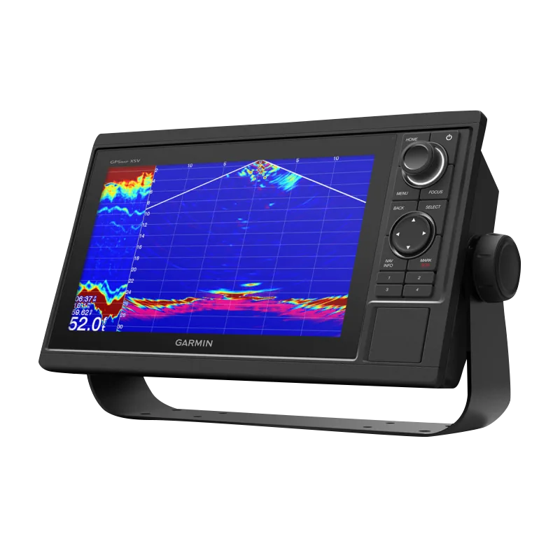 Garmin GPSMAP 1042xsv Marine Chartplotter with GT52HW-TM transducer, black unit