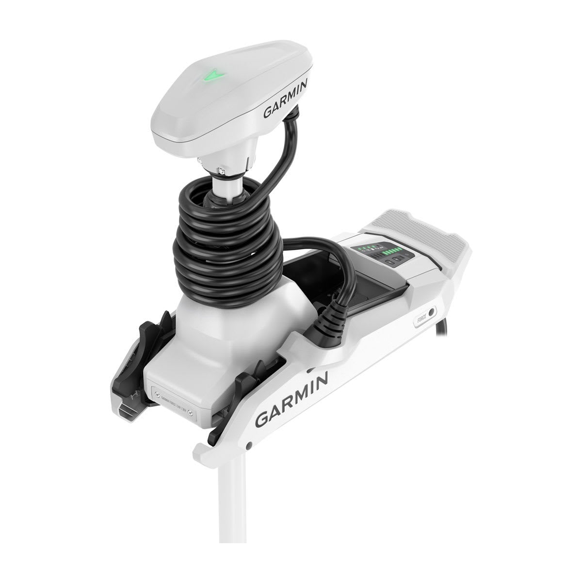 Garmin Kraken Force White trolling motor with 110-inch shaft and remote control
