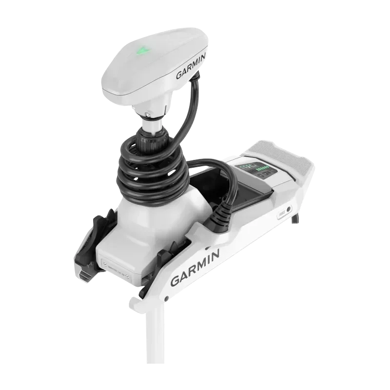 Garmin Force Kraken Trolling Motor, white 63-inch with Garmin-branded mount