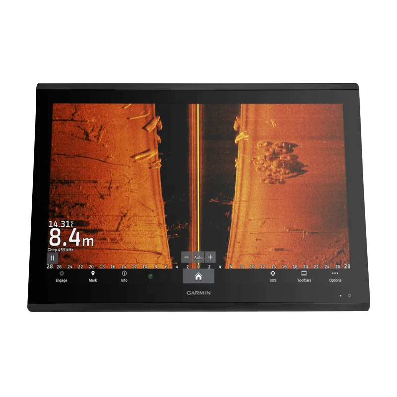 Garmin GPSMAP 8424 MFD marine chartplotter with black bezel