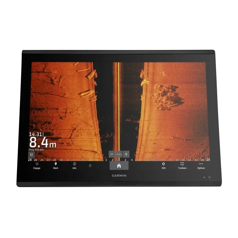 Garmin GPSMAP 8424 MFD marine chartplotter with black bezel