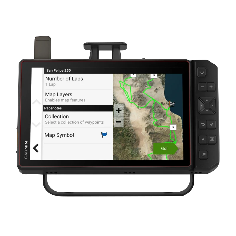 Garmin Tread XL Baja Race Edition 10-inch off-road navigator with map display