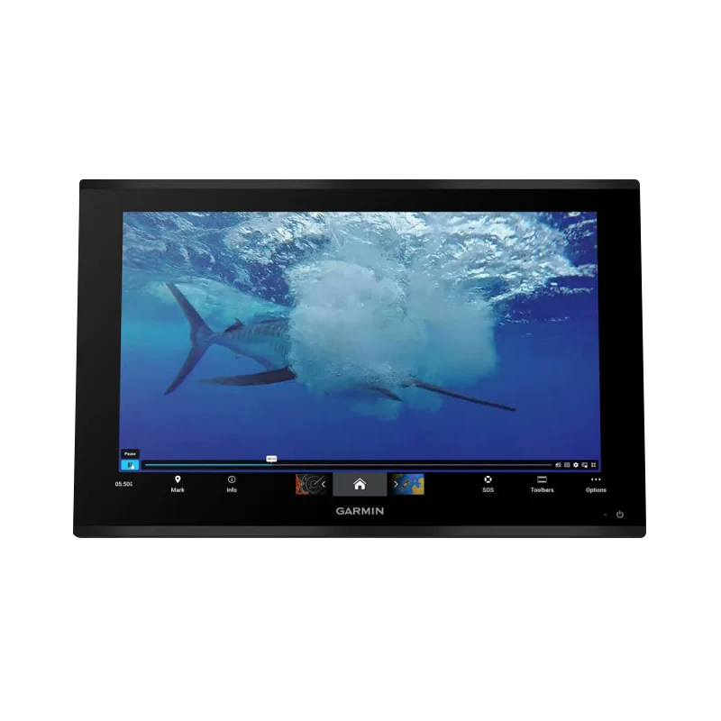 Garmin GPSMAP 9224 Premium Marine Chartplotter with Navionics+ display, black bezel.