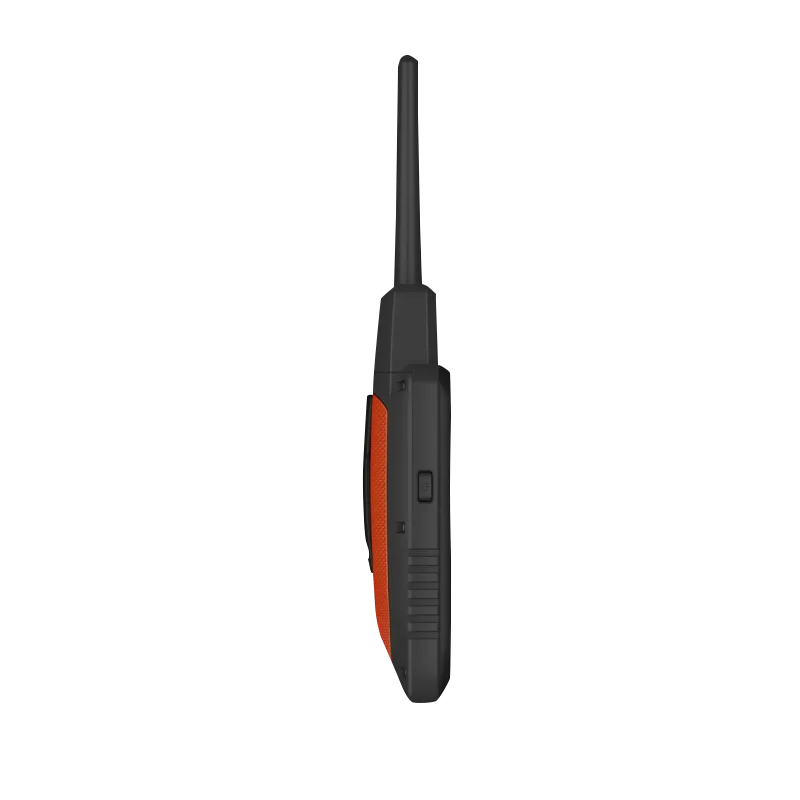 Garmin Alpha 300i handheld dog-tracking device in black with orange grip