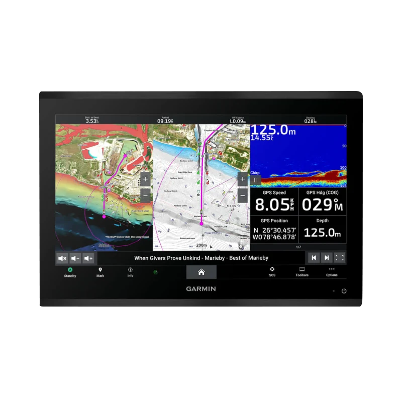 Garmin GPSMAP 9019 Premium Chartplotter marine display with Worldwide Basemap