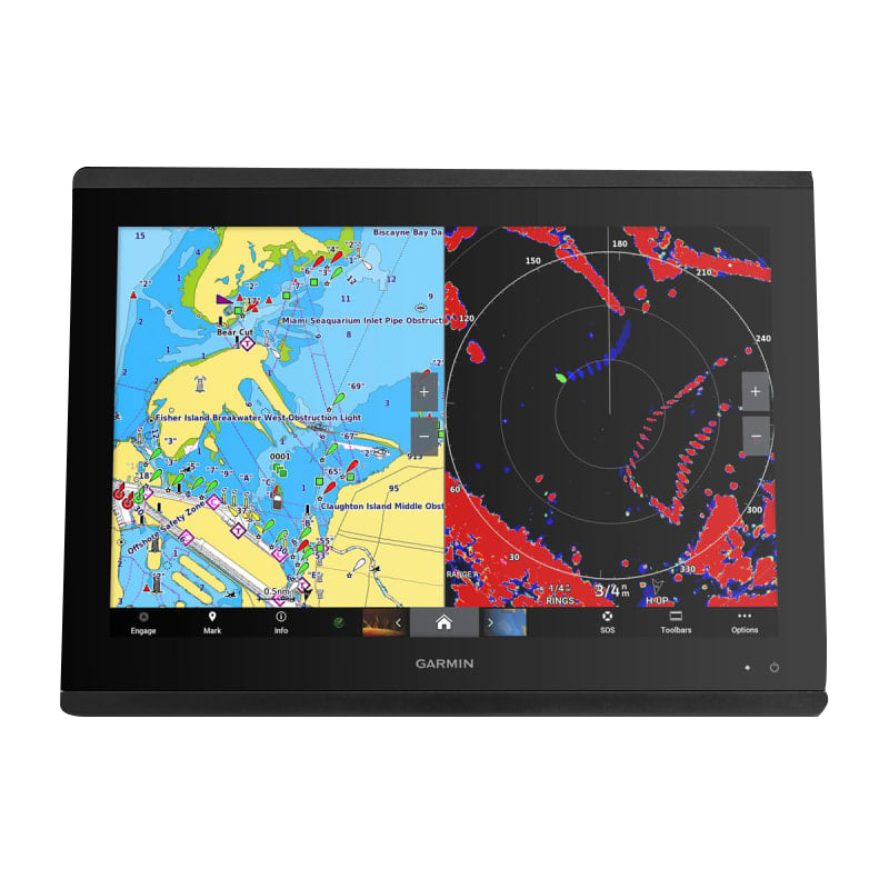 Garmin GPSMAP 8417 MFD marine chartplotter with Worldwide Basemap (010-01510-00)