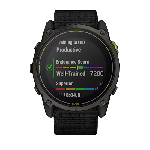 Garmin Enduro 3 Black GPS smartwatch with navigation, activity, and health metrics