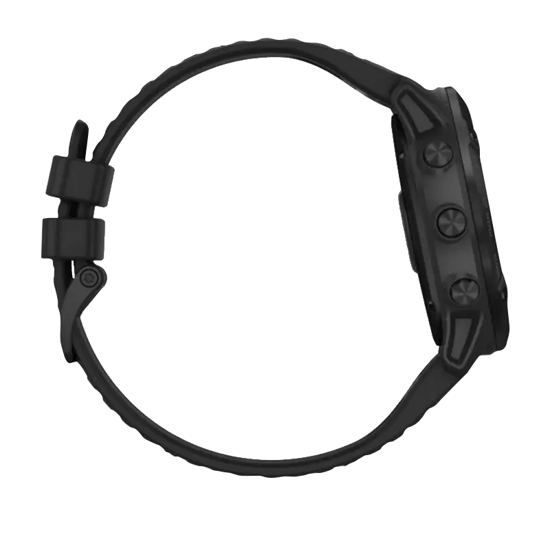 Garmin Fenix 6X Pro smartwatch, black with black band, certified refurbished