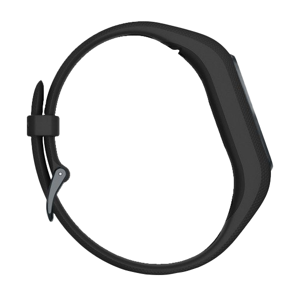 Garmin Vivosmart 4 fitness tracker with black band and midnight hardware