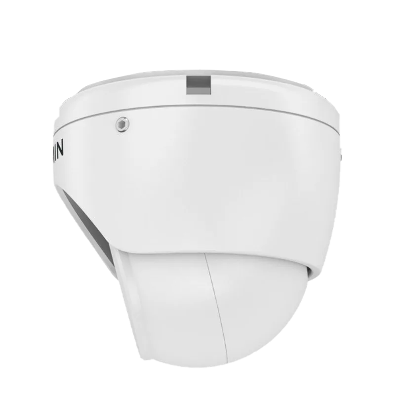 Garmin GC 200 Marine IP Camera, white dome-style surveillance camera for Garmin EchoMap marine systems