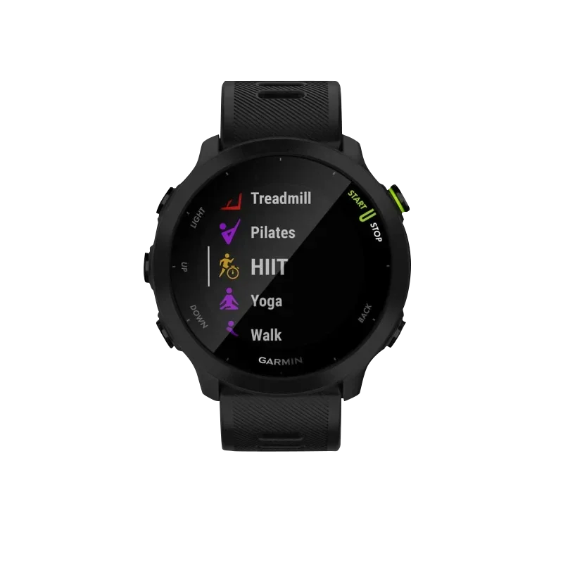Garmin Forerunner 55 Smartwatch, Black, Certified Refurbished