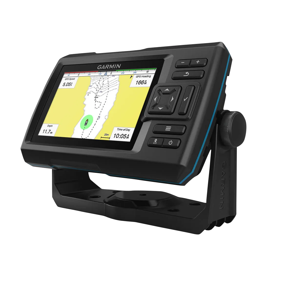 Garmin STRIKER Vivid 5cv fishfinder/chartplotter, black with blue trim, without transducer