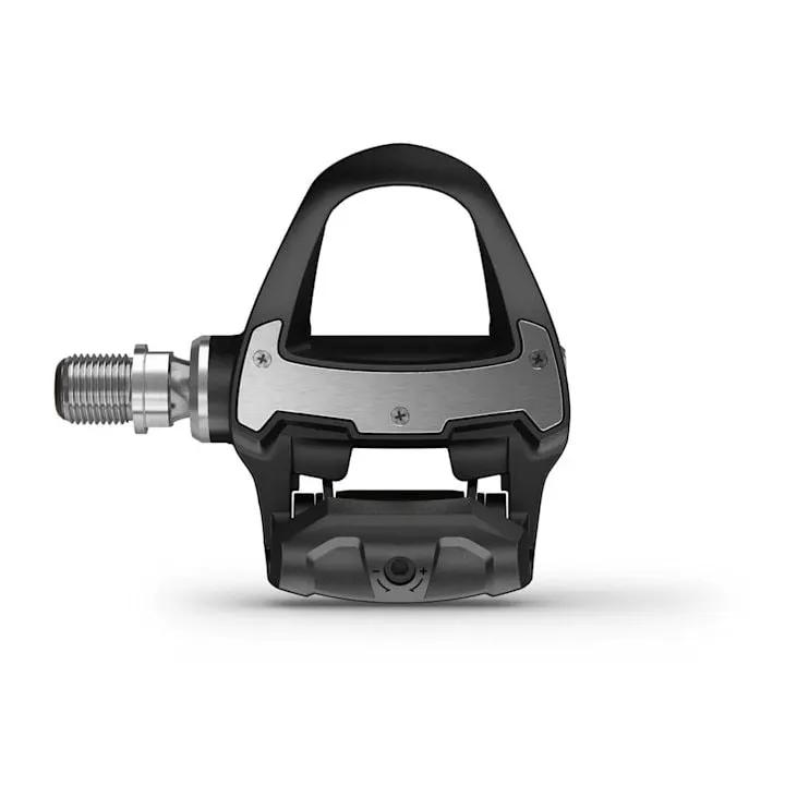 Garmin Rally RS200 dual-sensing power meter pedal, black body with silver spindle