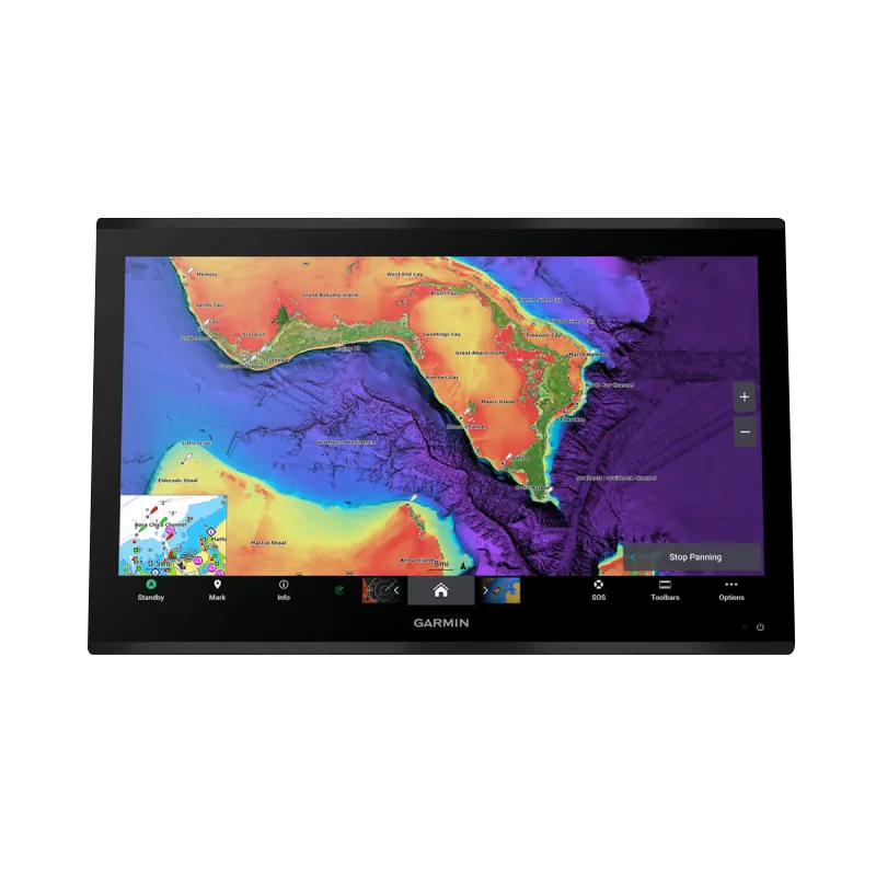 Garmin GPSMAP 9227 marine chartplotter with Navionics+ display
