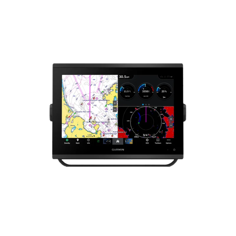 Garmin GPSMAP 1223 Non-sonar marine chartplotter with worldwide basemap, black