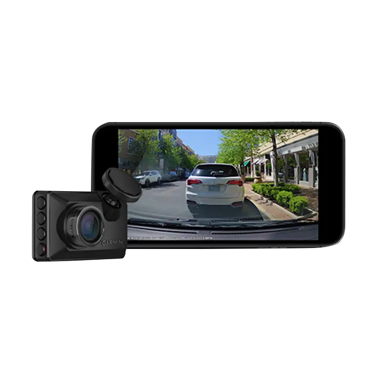Garmin Dash Cam X210 1440p dash cam with 140° FOV and built-in Clarity Polarizer, black 2-piece set