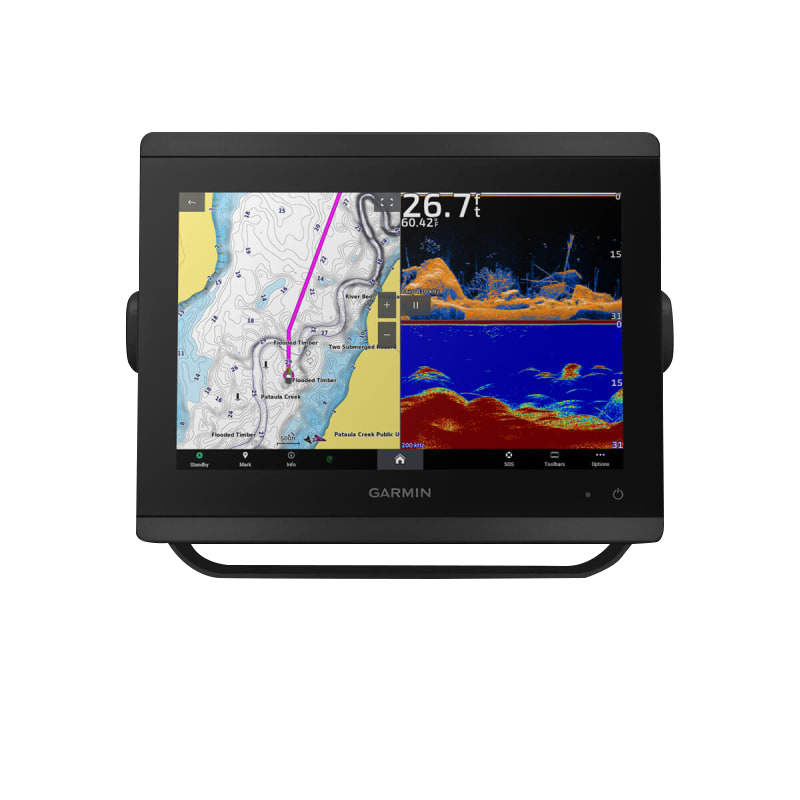 Garmin GPSMAP 8610xsv marine chartplotter with mapping and sonar, black unit