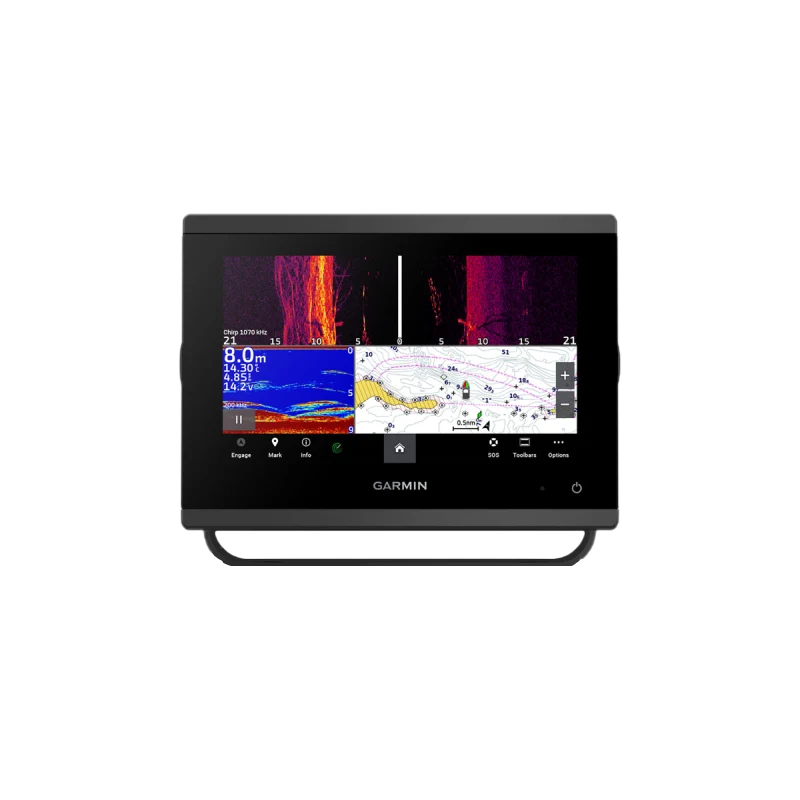 Garmin GPSMAP 723xsv SideVü, ClearVü and Traditional CHIRP Sonar with Worldwide Basemap (010-02365-02) by Garmin