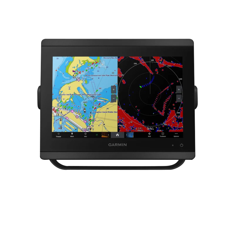 Garmin GPSMAP 8410 marine chartplotter with worldwide basemap, black display unit